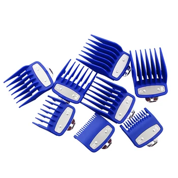 

8pcs/set Attachment Limit Comb Hair Cutting Home Salon Safe Different Size Clipper Guards Easy Install Universal Barber Shop