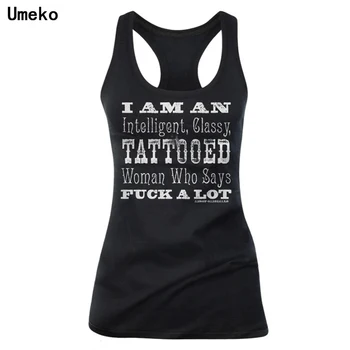 

Umeko 2020 Women Sleeveless Top Women Clothes Streetwear Casual Vest XL S-5XL Multicolor Women's Vest Top New Letter Printing