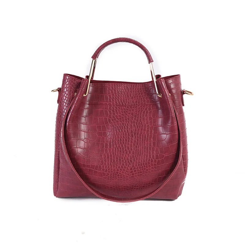 

2016 New Style Korean-style Hand Large Bag Cool Trend Stripes Retro Handbag Fashion Different Size Bags WOMEN'S Bag