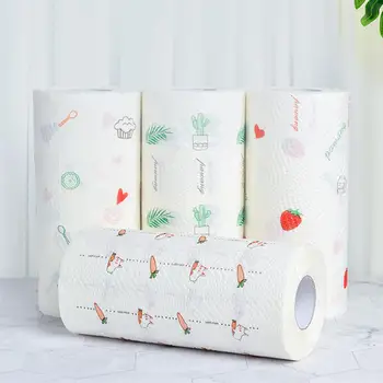 

Disposable Dish Cloths Cleaning Towel Kitchen Rag Multi Wood Pulp Toilet Paper Wet Oil Wash Cloth no Paper Towel