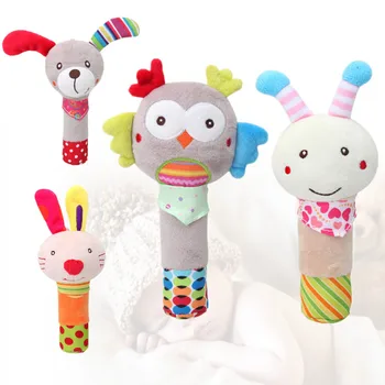 

Baby toys 0-12 months Baby hand grip rod toys, educational toys rattle animal BB Stick hand Bell Toy oyuncak amigurumi