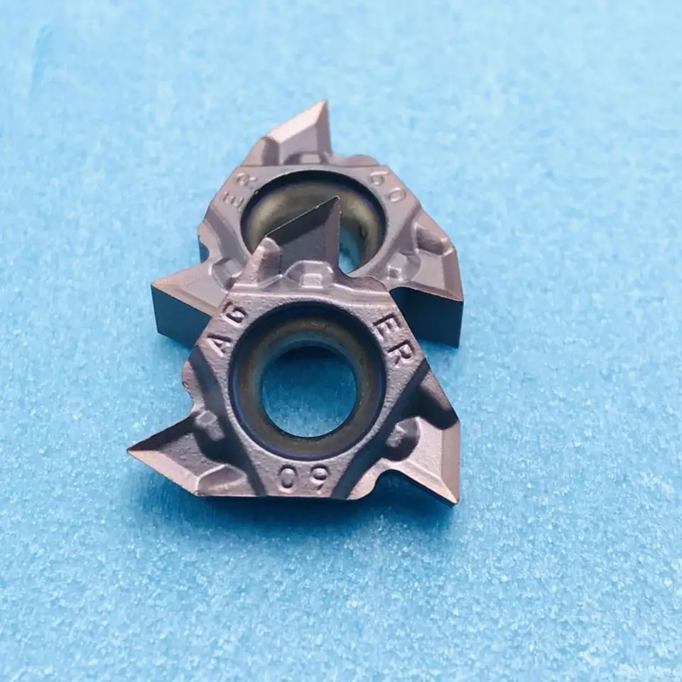 16ER AG60 Carbide Inrijgen Inserts Set van 20 voor draaibankhouder voor
