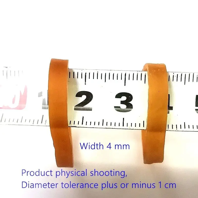 Żółty kolor okrągły 30x4mm szerokość wysoka elastyczność rozciąganie żel krzemionkowy lateksowa średnica 30mm opaska do przechowywania bandaż gumka