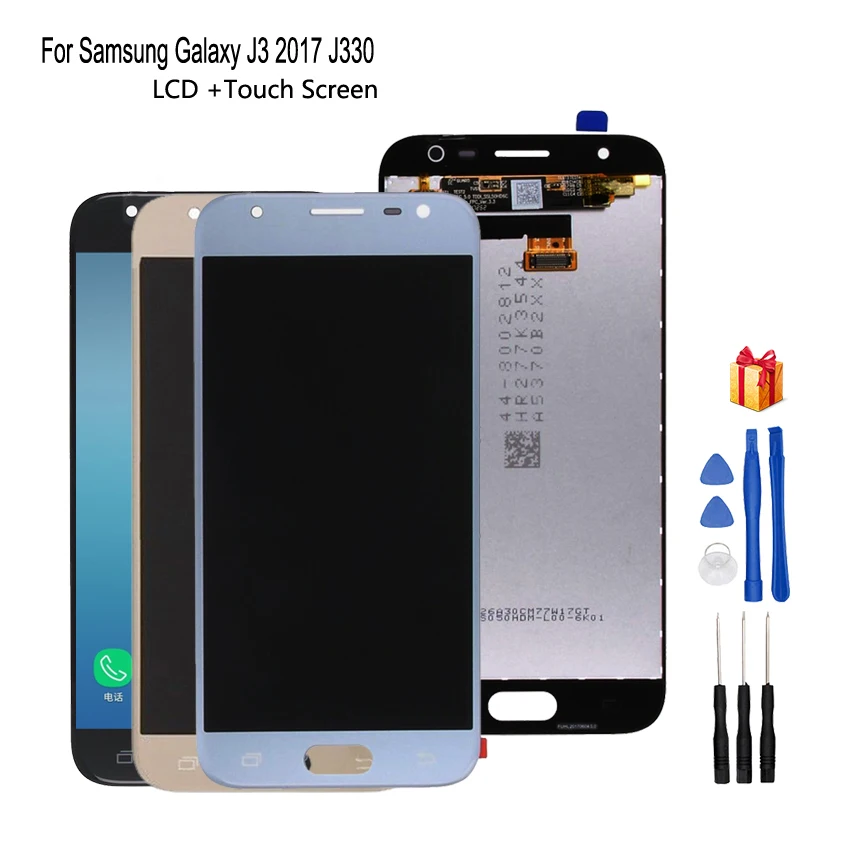 Оригинальный ЖК дисплей для Samsung Galaxy J3 2017 J330 сенсорный экран дигитайзер J330F