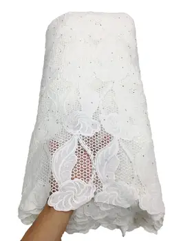 

African Lace Fabric 2020 High Quality Lace Embroiery Nigerian Guipure Cord Lace Fabrics French Lace Material For Dress