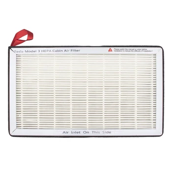 

2pcs/pack PM2.5 Air Filter Maintenance Activated Carbon HEPA Effective Easy Install Replacement Parts For Tesla Model 3