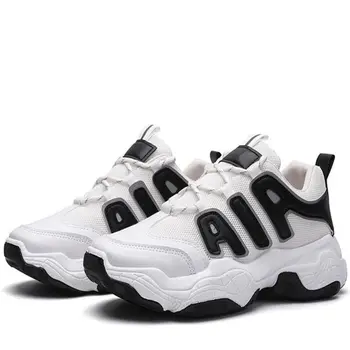 

Mens Running Shoes Breathable Mesh Thick Sole Athletic Shoes Couple Trainers Women Sneakers Outdoor Walking Sports Shoes Men