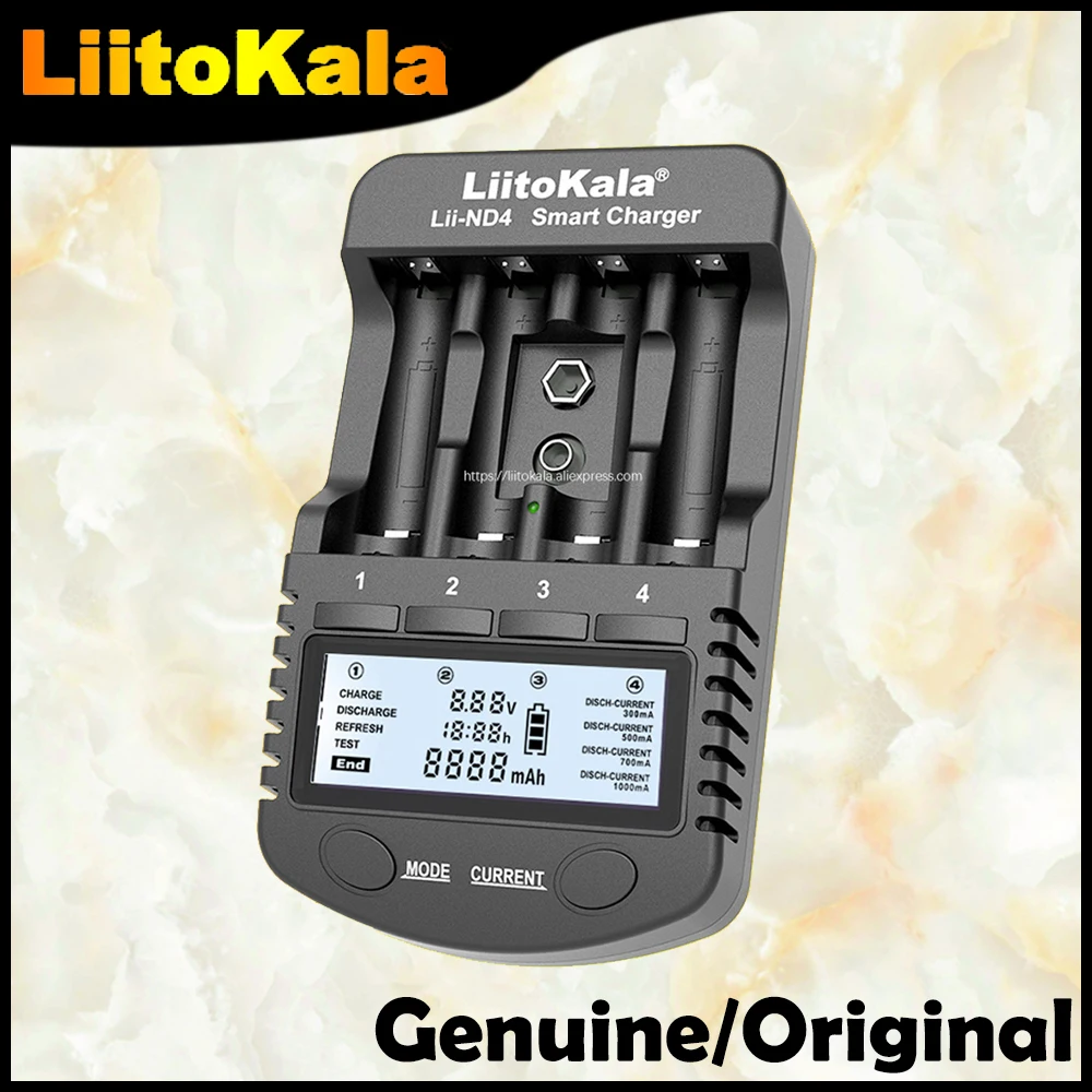 Зарядное устройство LiitoKala для NiMH/Cd зарядное aa/aaa с ЖК дисплеем тестовая емкость