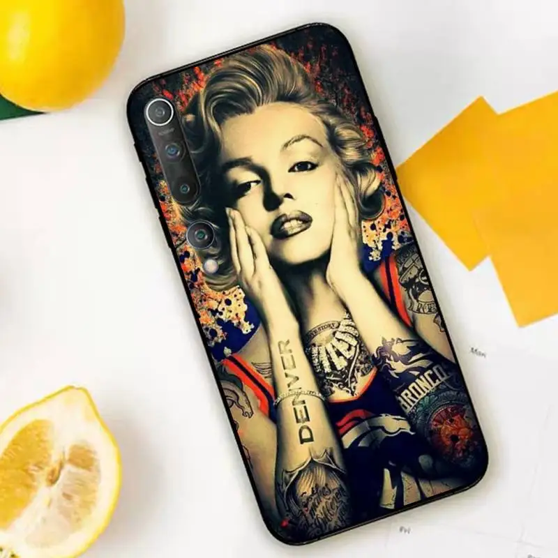 TOPLBPCS Мэрилин Монро с кошкой чехол для телефона Xiaomi mi 5 6 plus 6x8 8se 8lite 9 9se 5x10 pro