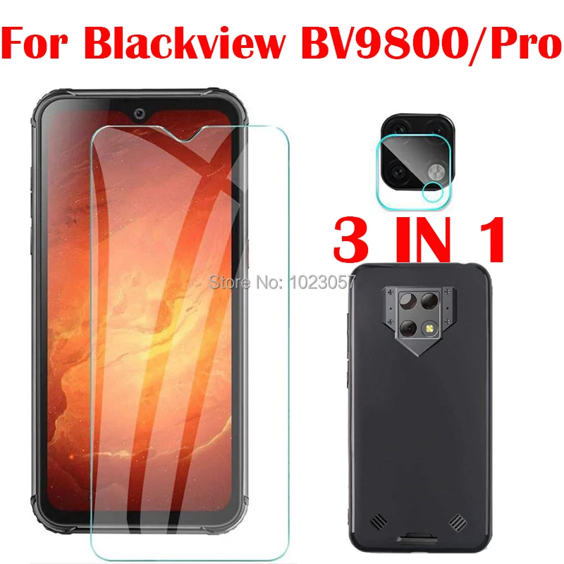 Защитное стекло для камеры Blackview BV9800/BV9800 Pro 3 в 1 | Мобильные телефоны и аксессуары