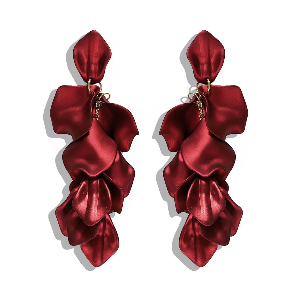 19 Miwens модные длинные бусины Арлекин висячие серьги Bauble Bar элегантные красочные бусины лист кисточкой яркие серьги украшения - Окраска металла: 19