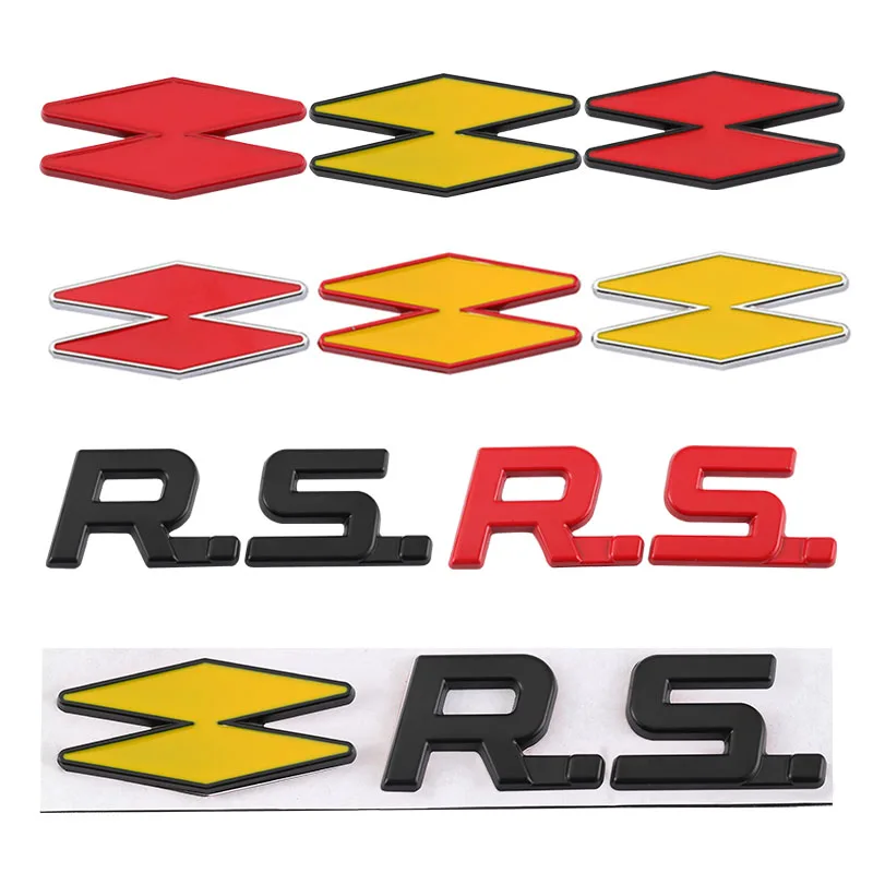 Автомобильная наклейка с логотипом RS для Renault GT Sport Clio Scenic Megane Koleos Arkana Espace saffane Vel