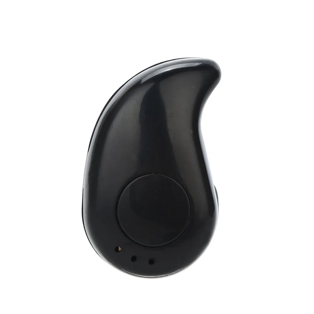 Черный Мини беспроводные Bluetooth наушники, спортивные наушники с микрофоном, гарнитура, наушники для samsung, huawei, Xiaomi, Android, для всех телефонов - Цвет: Черный