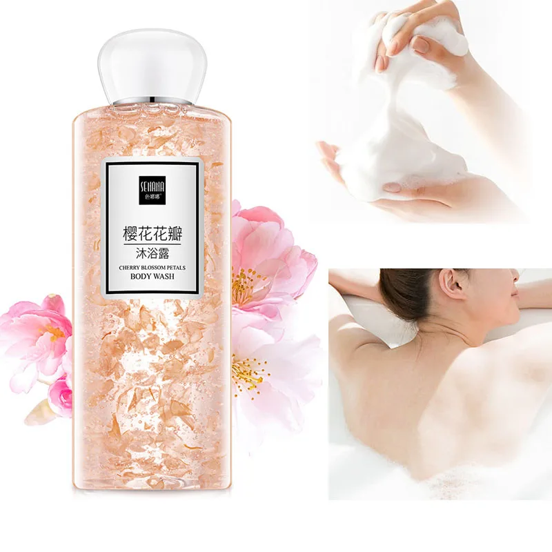 Shower Gel 250ml Female Body Wash Lotion Bath Cherry Sakura Essence