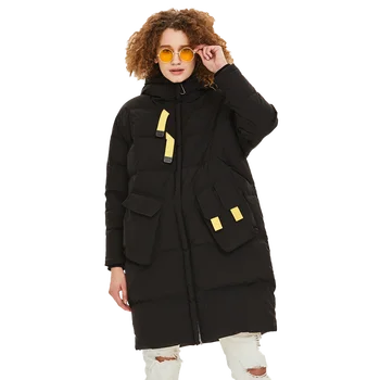 

Allure Amore Duck Down Jacket Women's Winter Plaid Coat Female Plus Size Warm Long Parka For Women Slim Clothes 2020 New