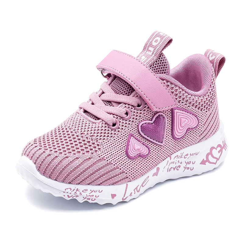 Осень новая детская сетчатая обувь кроссовки для девочек детская обувь повседневная обувь для мальчиков уличная Модная брендовая спортивная обувь GTU-035