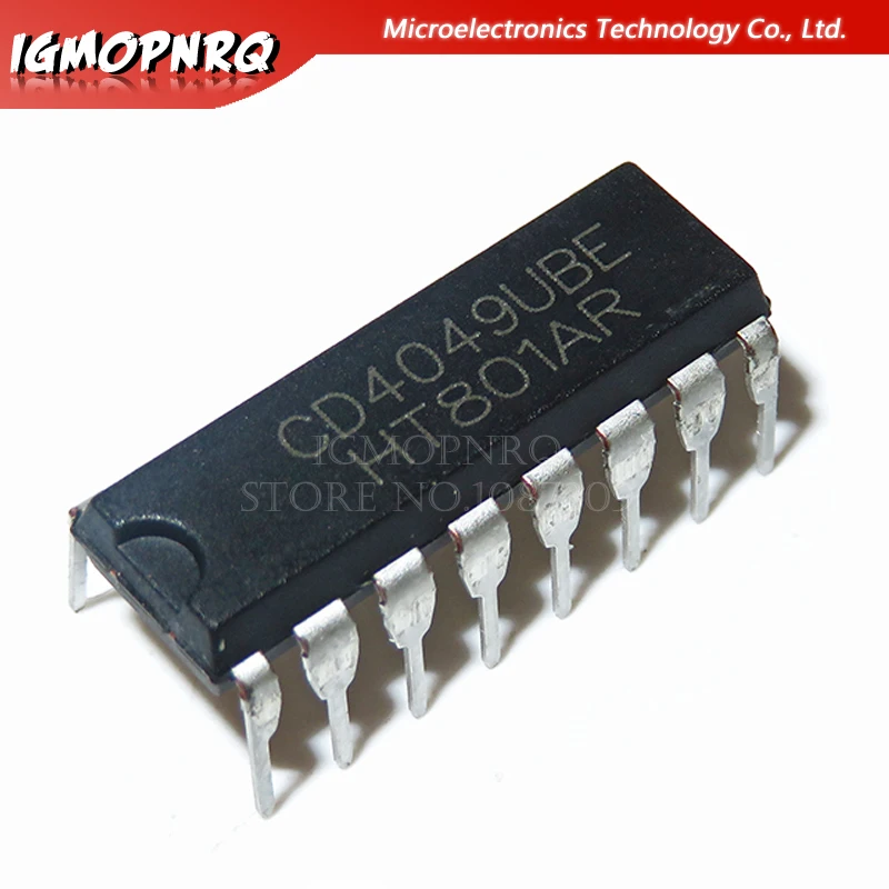 10 шт. CD4049UBE DIP16 CD4049 DIP CD4049BE Новый и оригинальный IC|Интегральные схемы| |