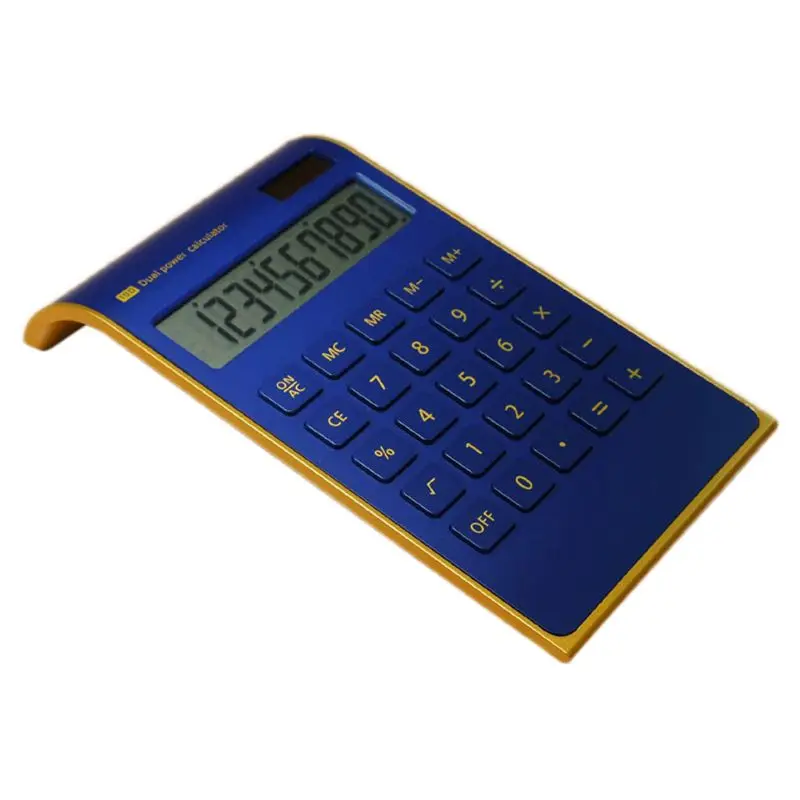 Calculator Ultra Thin Solar Power Calculator for Home Office Desktop Calculator AXYF 5