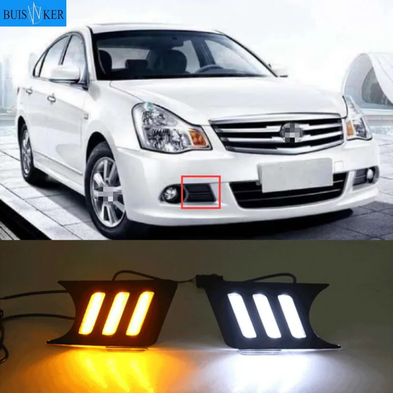 

Дневные ходовые огни, водонепроницаемые, 1 комплект, для Nissan Sylphy sentra 2009-2018