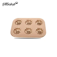 6 полостей спиральной формы форма для торта Формы для муссов и десертов украшения инструменты аксессуары углеродистая сталь Форма