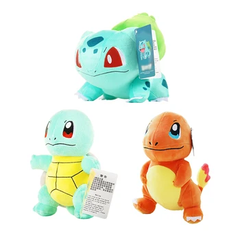 

Pikachu Japan Cute Animation Derivatives Plush toys Charmander Squirtle Bulbasaur Delicate Stuffed Toys Collection Birthday gift