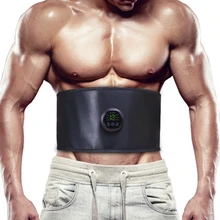  Muscle Stimulator Intelligent USB Rechargeable EMS Fitness  Belt LED Display Electrical Muscle Stimulator Abdomin 