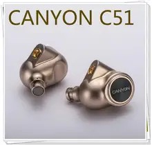 CANYON C51 Knowles DD 4BA Dynamic Hifi Music HD Monitor DJ Studio Stage CNC Metal Deep Bass MMCX Audiophile Earphones Earbuds