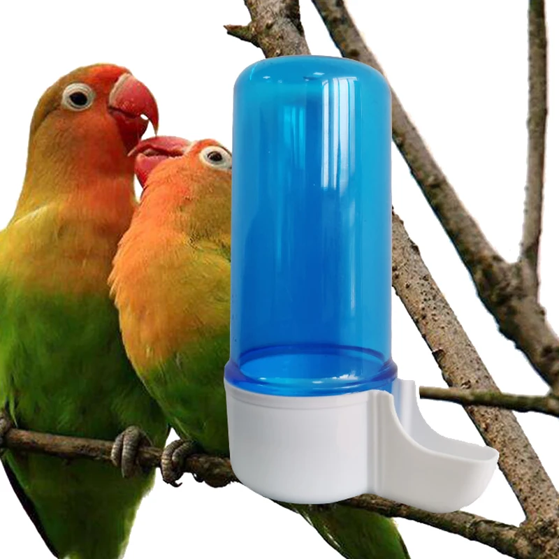 Semi Automatic Parrot Drinker Parrot Feeding Box Birdcage Drinker 120ml 1 Pcs bird feeder,parrot feeder,bird water drinker,pet water feeder