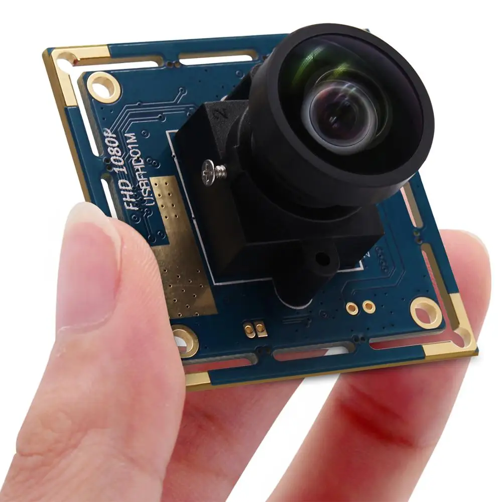 Модуль USB камеры 2MP 1080P Full HD CMOS OV2710 30/60/100fps веб камера с объективом без разводки для