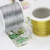 DIY gold / silver / red rope rope with ribbon rope label Line Bracelet for making clothing gifts 20 m 1 mm tag rope ► Photo 3/6