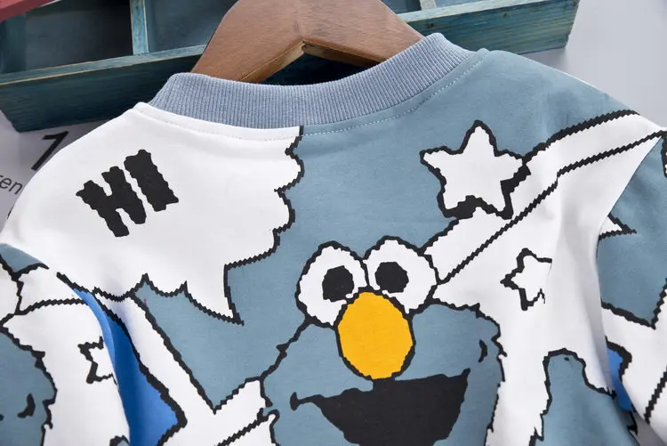 Осенние детские футболки с рисунком из мультфильма детская хлопковая футболка с длинным рукавом Топы для мальчиков одежда для малышей свитер футболка одежда для мальчиков