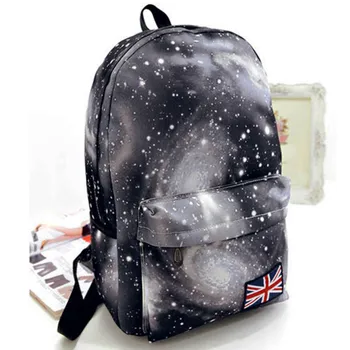 

Galaxy Pattern Unisex Travel Backpack Canvas Leisure Bags School Bag lady Student shoulder bag schoolbag bag Tour backpack