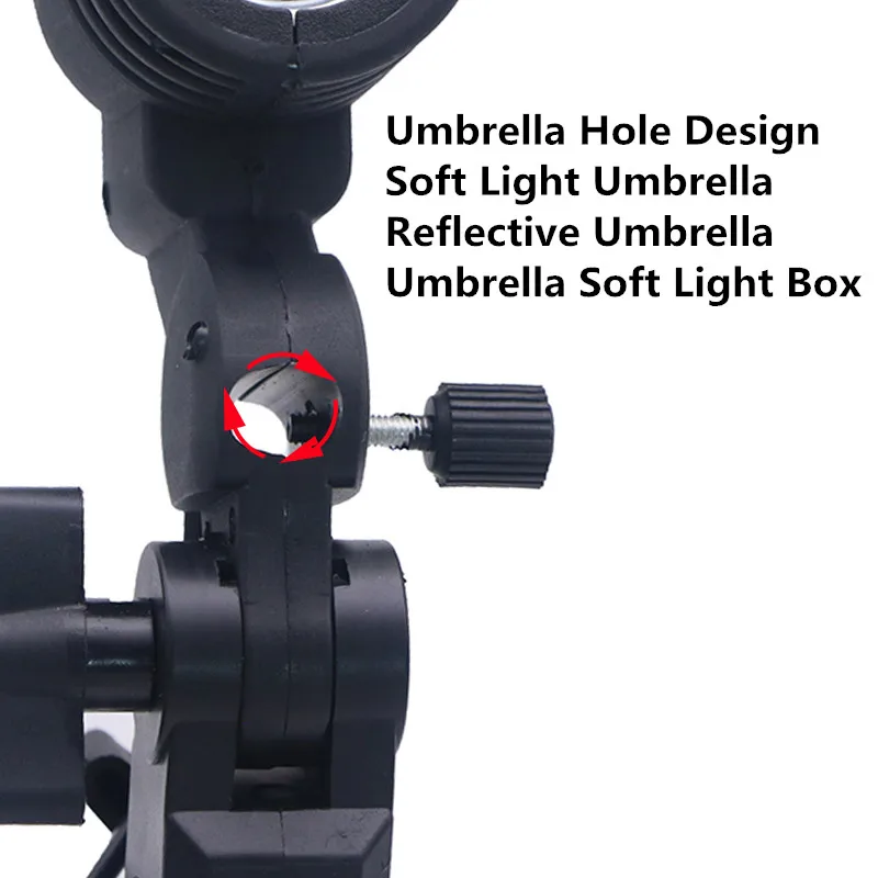 Description Picture 5 of item2PCS/1PC E27 Socket Softbox Photographic Light Lamp Bulb Base Holder Adapter For Photo Studio Fill Light Base Holder For Tripod