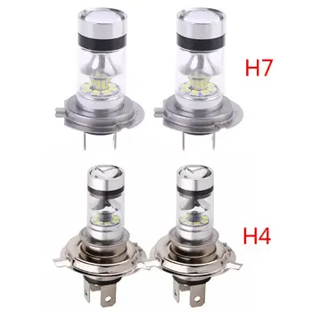 

2pcs Car H4/H7 6500K Hi/Lo Beam 20 LED Fog Light Driving Bulb White Lamp L69E