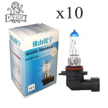 10 шт. 9005 HB3 12 в 65 Вт 5000 К Автомобильная галогенная головная лампа, лампочка, светильник, супер белые галогенные лампы