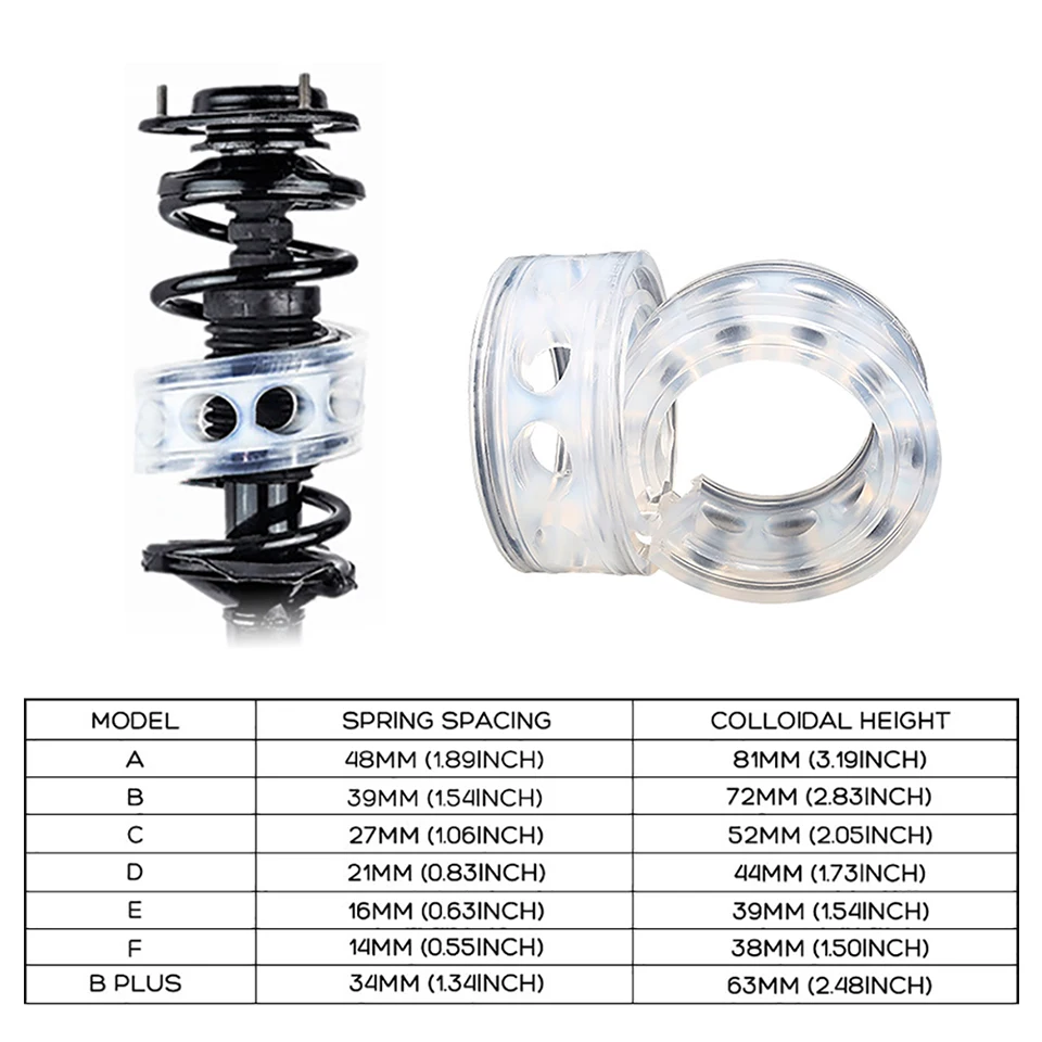 2 шт. автомобильный буфер, автомобильный амортизатор, пружинный бампер, авто-буферы, пружины, бамперы, подушка для автомобиля A/B/C/D/E/F/B+, для автомобилей, товаров, буфер