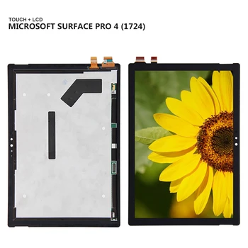 

New Lcds For MicroSoft Surface Pro 4 1724 LCD Display Touch Screen Digitizer Assembly Replacement For Microsoft Pro 4