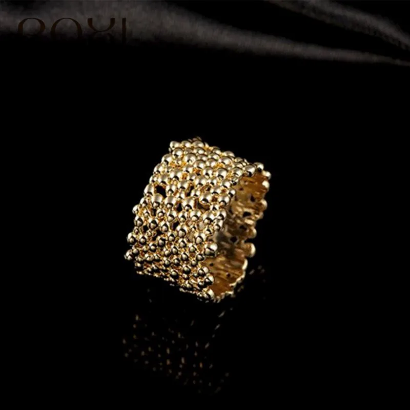 ROXI 13 мм; Не линяет; классические обручальные кольца 1,3 см в ширину цвета: золотистый, серебристый Обручение кольца коктейльное ювелирные изделия на безымянный палец древесной коры поверхности