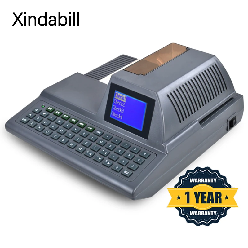 

Intelligent Full-Keyboard Check Printing Printer cheque Automatic Print Amount In Letters writer Check Writing Machine