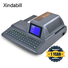 Impresora inteligente de verificación de teclado completo, máquina de escritura, cantidad de impresión automática en escritura de letras