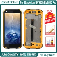 

NEW BINGYENING Blackview BV9500 Pro BV9500 Plus Touch Screen + LCD Display For BV9900 BV9900E BV9900 Pro With Frame