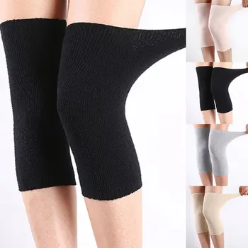 

Fashion New Winter Knee Protector Men Women Warm Knitted Kneepad Sports Protective Elastic Cashmere Knitted Kneepad Kneelets