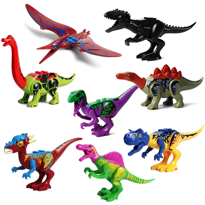 dinosaur building block set