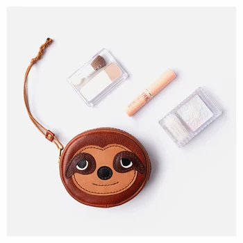 

2020 New Original Handmade Genuine Girls Small Coin Purse Bag Personalized Cute Cartoon Wallet Fashion Earphone Storage Wallet