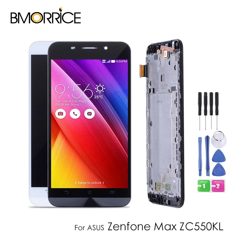 5 ''ЖК дисплей для Asus ZenFone Max ZC550KL Z010DA полный кодирующий преобразователь