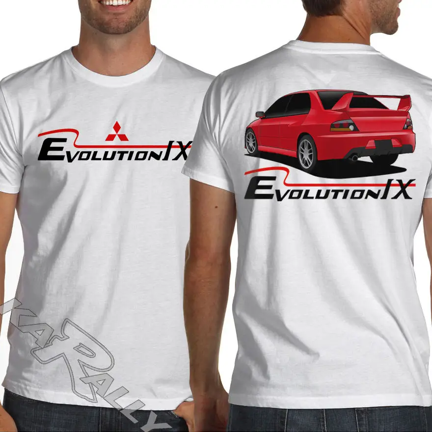 2019 летняя крутая футболка Lancer Ralliart Evolution Ix белая или серая Jdm Evo 9 Rally забавная |
