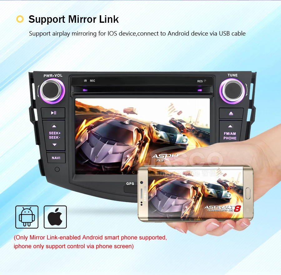 4G ram Android 9,0 автомобильный DVD стерео для Toyota Rav4 RAV 4 gps навигация Mutimedia Видео Аудио головное устройство