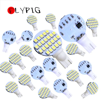 

20pcs T10 194 158 168 501 921 W5W 24 1210 SMD LED DC12V White RV Light Lamp Bulb
