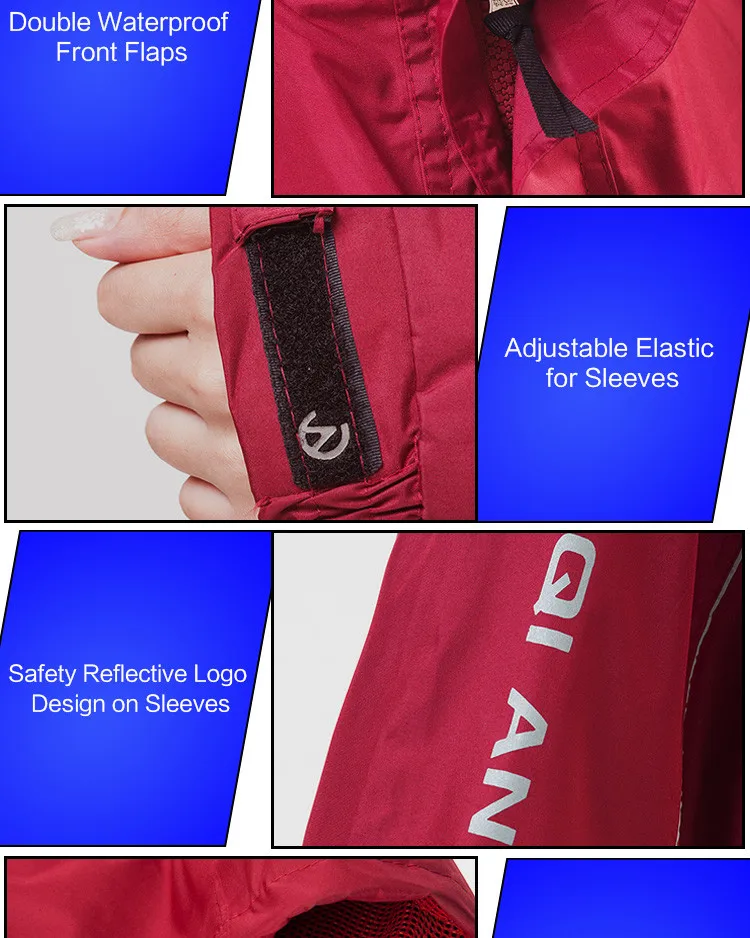 Abrigo непроницаемый Qlan para mujer/hombre, abrigo para lluvia, abrigo para hombre, непроницаемый para mujer, para motocicleta