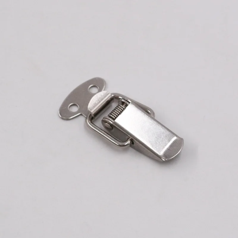 10PC Cabinet Box Locks Spring Loaded Latch Catch Toggle 45*16mm Iron Hasps For Sliding Door Window Furniture Hardware |